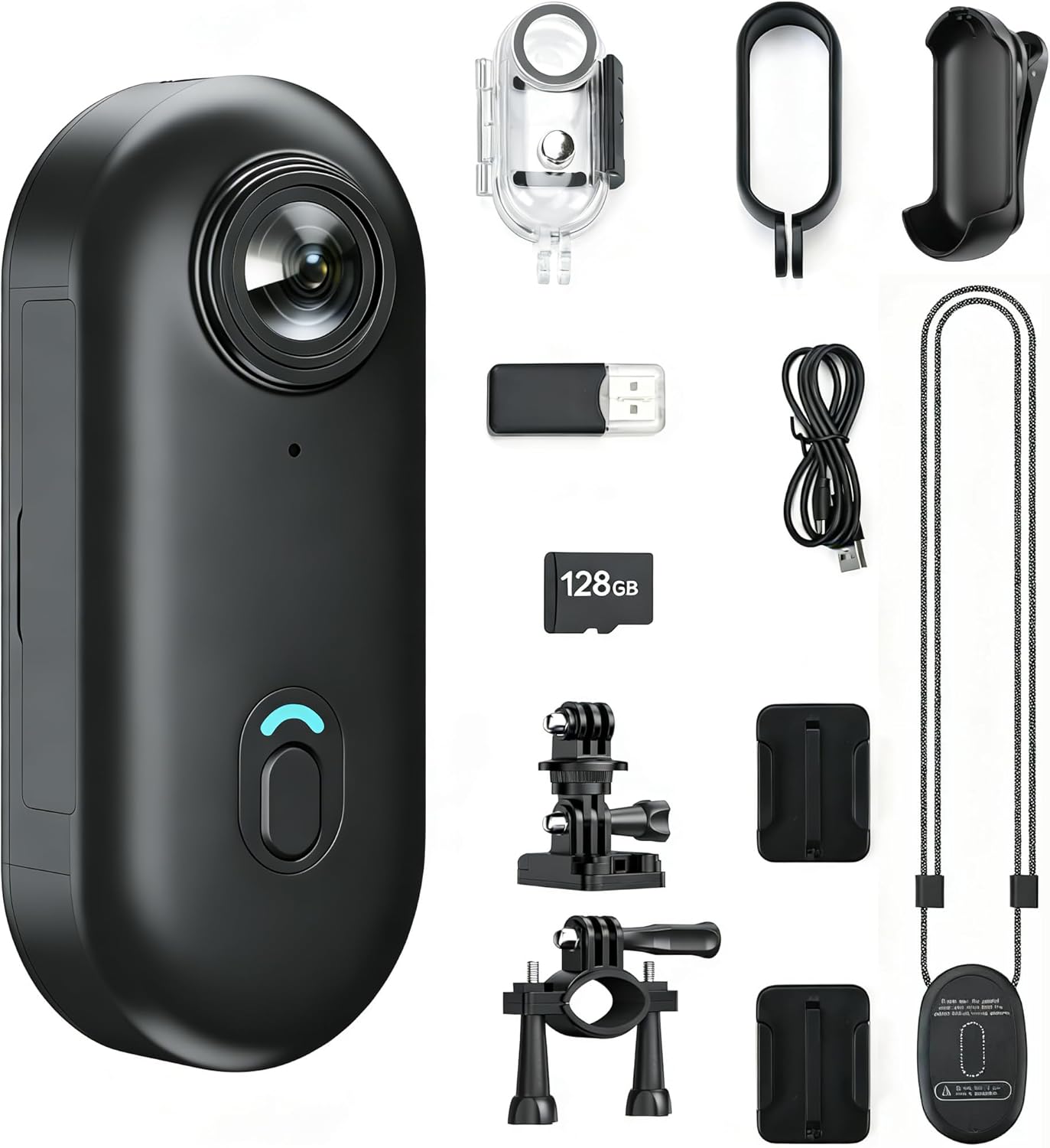EIS Stabilized Wearable POV Action Camera