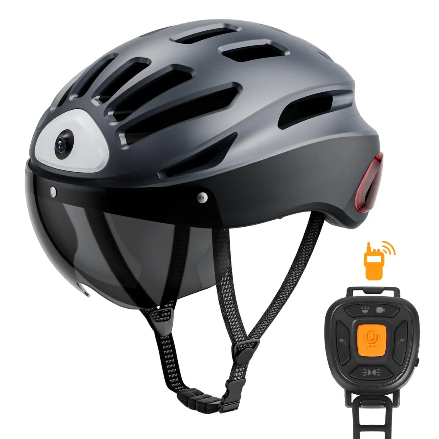 Bike Helmet Men 16MP 4K HD Camera Smart Cycling Helmet Front and Rear Lighting Multi-Person Function Bicycle Scooter Helmet Mtb