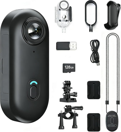 EIS Stabilized Wearable POV Action Camera