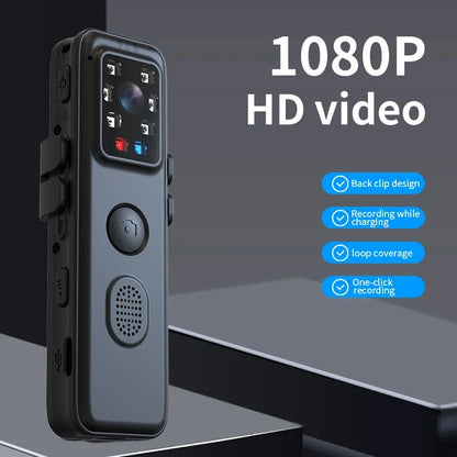 Bodycam Records Camera To Make Clip Mini Cam Sports Video Dv Tape Cassette Player Strap Cross Law Enforcement With Night Vision