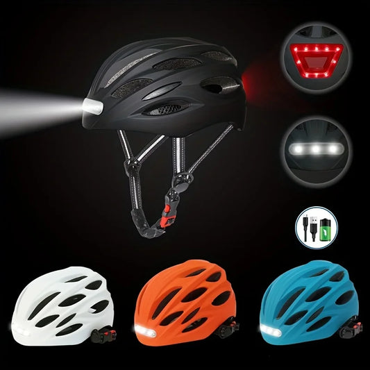 Front Light Helmet Motorcycle With Led In The Shape Of Eyes Holder Stop Bicycle Mtb Blue Electric Scooter Rechargeable Lights