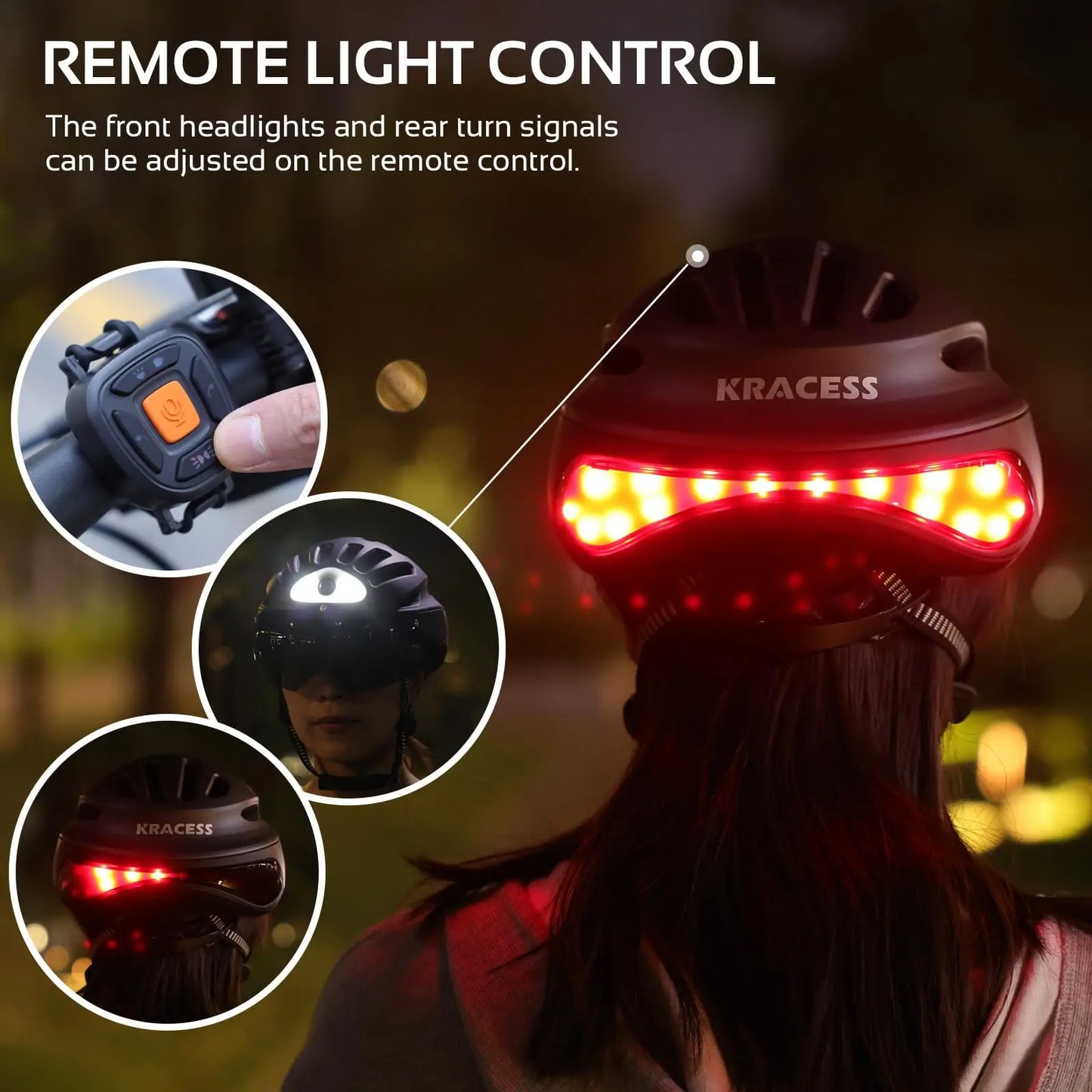 Bike Helmet Men 16MP 4K HD Camera  Smart Cycling Helmet Front and Rear Lighting Multi-Person Function Bicycle Scooter Helmet Mtb