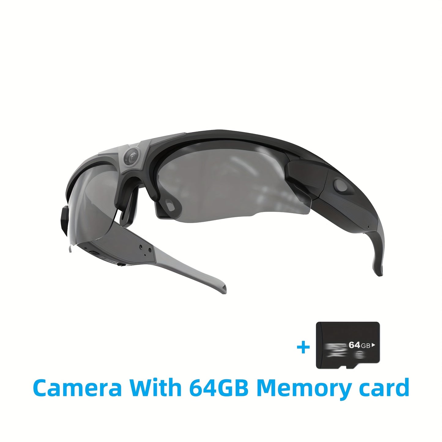 WiFi Sports Camera, Glasses, HD Camera, Smartphone Connectivity, Cycling Video Recording, And Photography