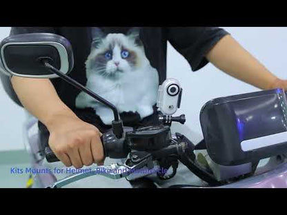 EIS Stabilized Wearable POV Action Camera